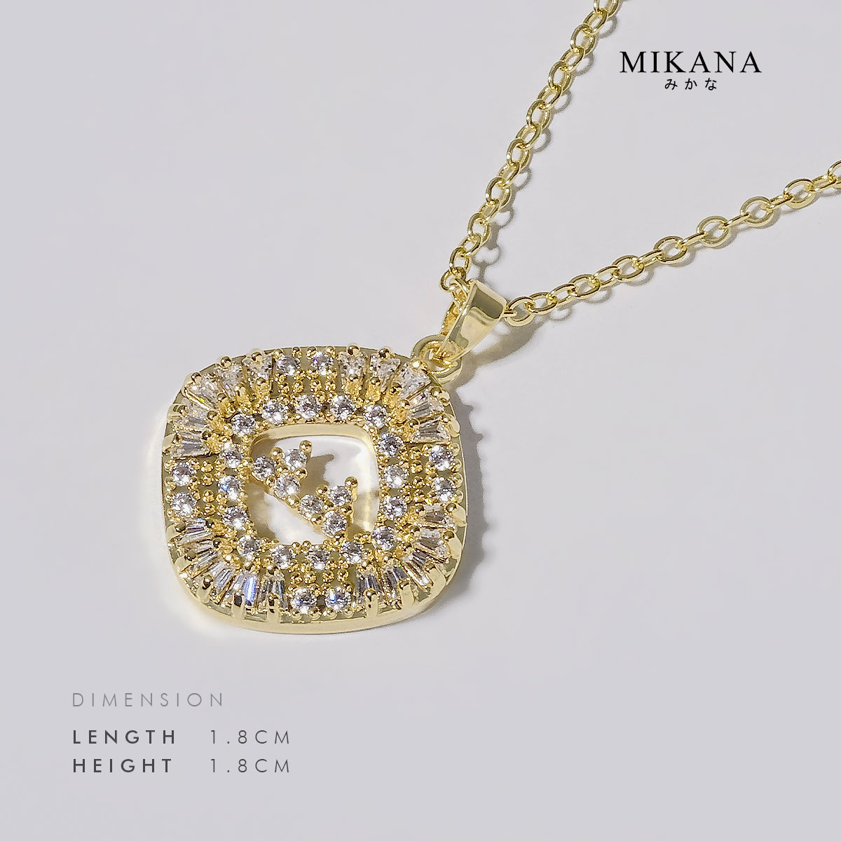 Signature Amei Pendant Necklace Mikana Japan