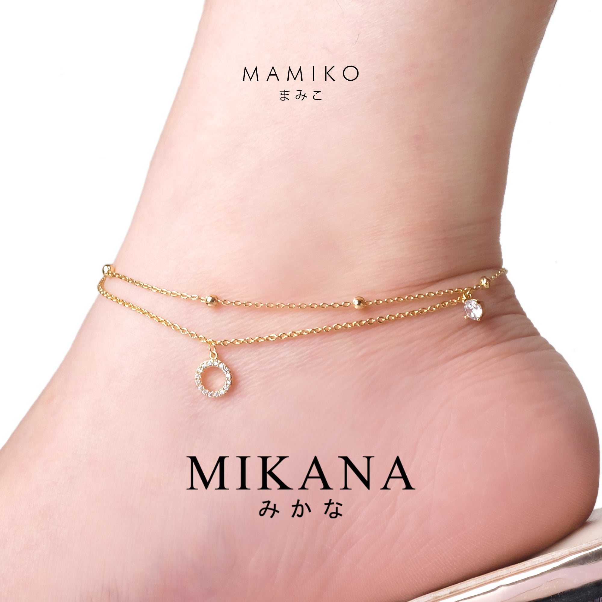Mamiko Anklet – Mikana Japan - Main Image