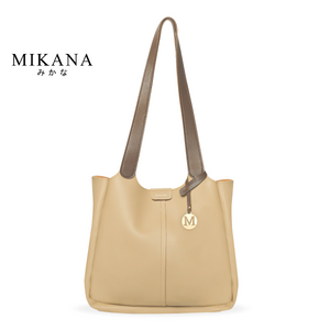 Mikana Sasaki Leather Shoulder Bag for Woman