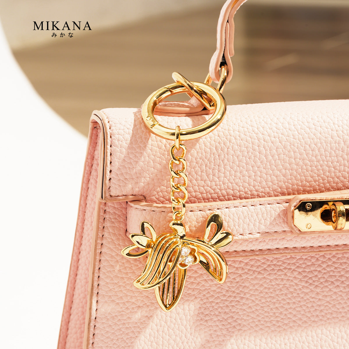 Birth Flower Snowdrop Bag Charm