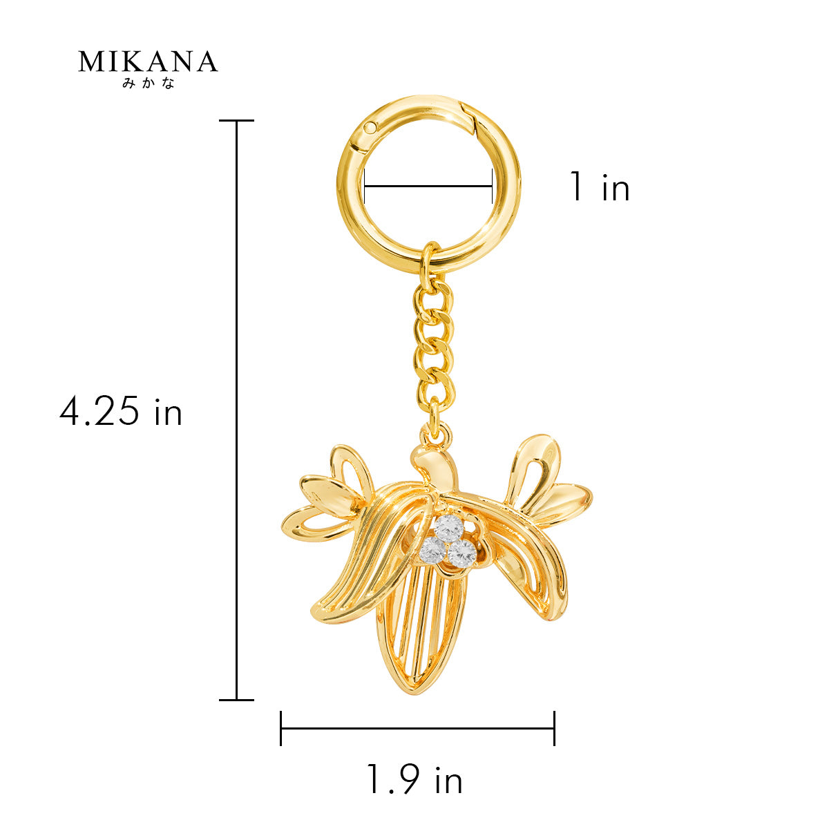 Birth Flower Snowdrop Bag Charm