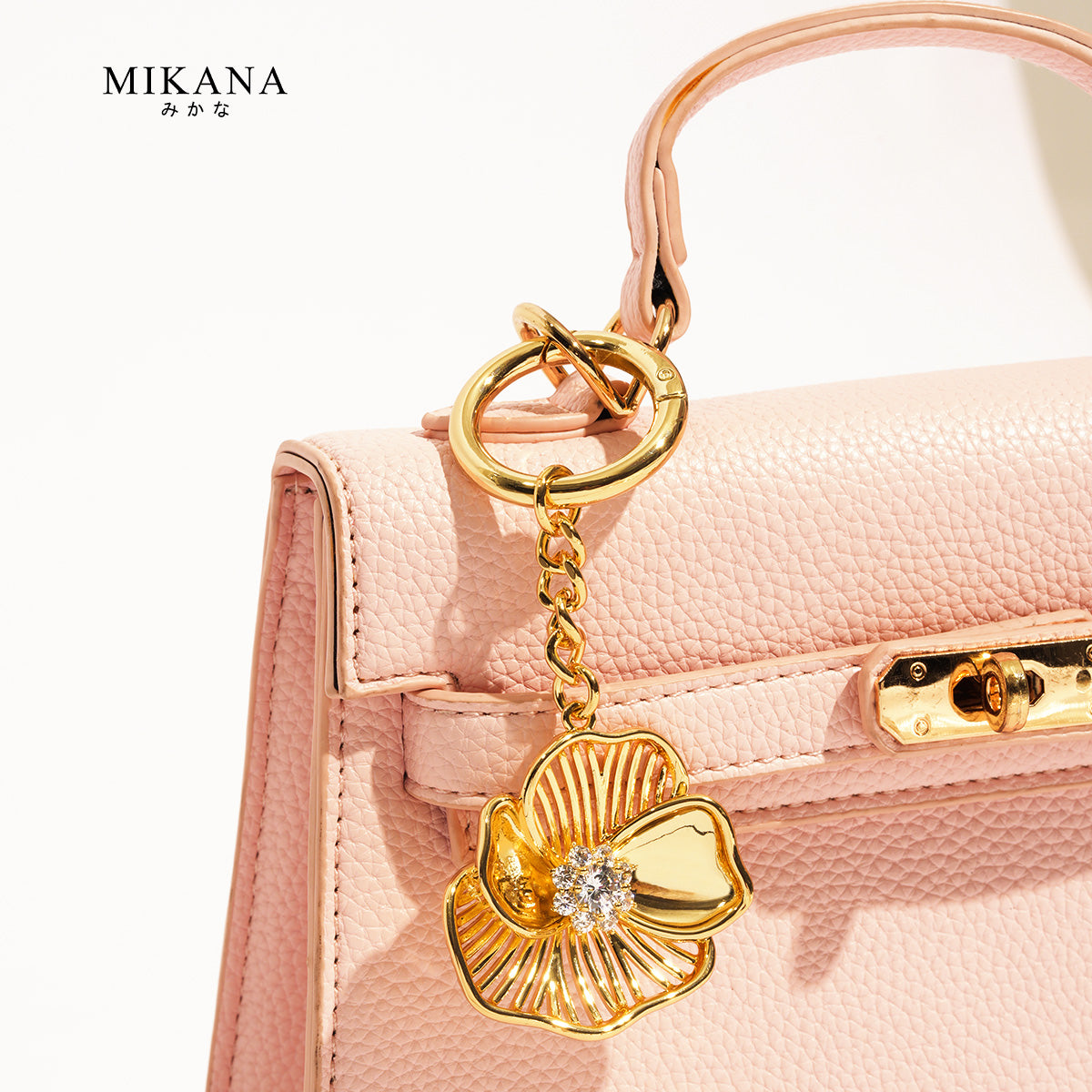 Birth Flower Violet Bag Charm