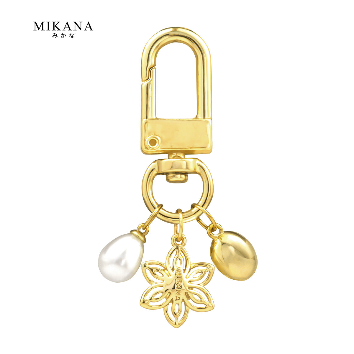 Birth Flower Daffodil Aquamarine Wallet Charm
