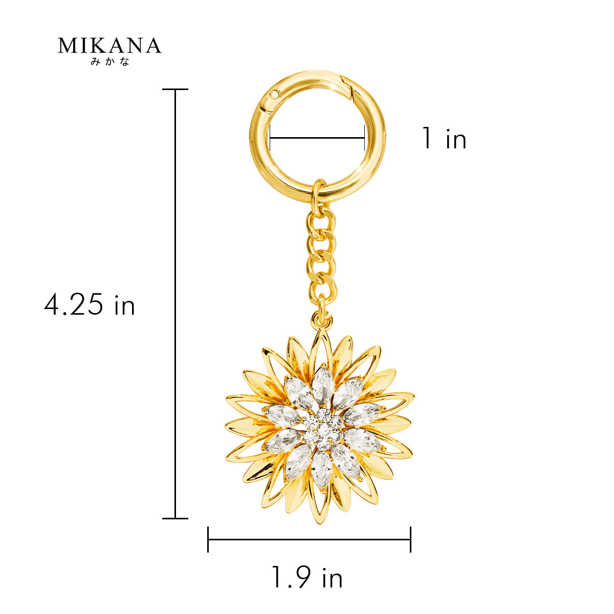 Birth Flower Daisy Bag Charm