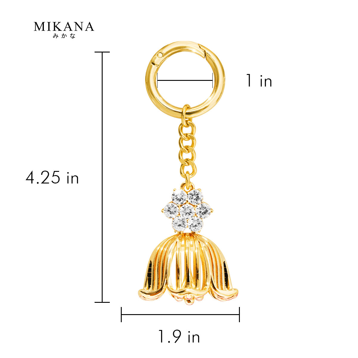 Birth Flower Lily of the Valley Bag Charm