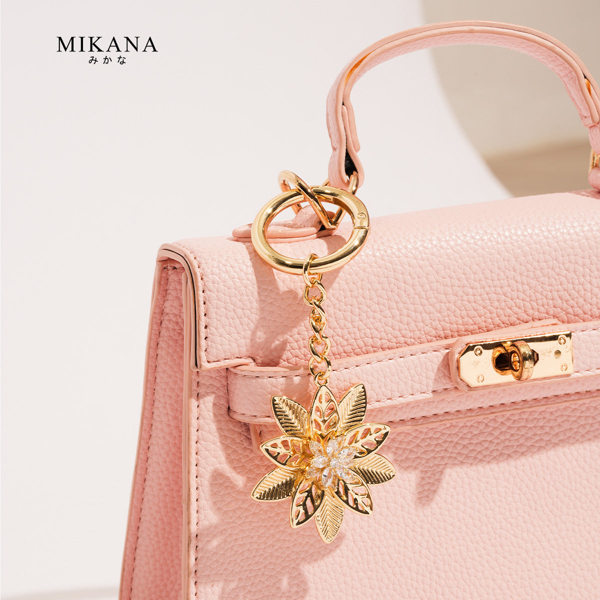 Birth Flower Lotus Bag Charm