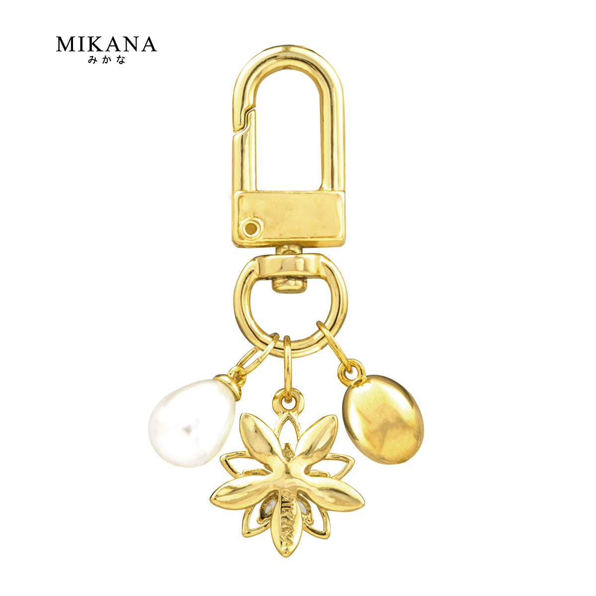 Birth Flower Lotus Ruby Wallet Charm