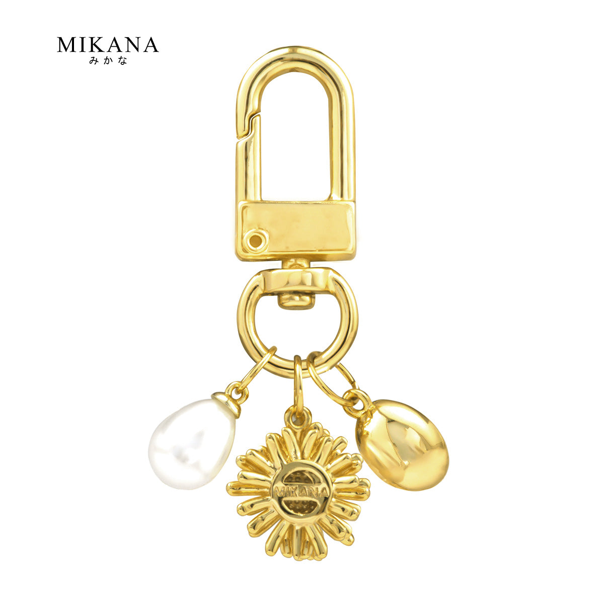 Birth Flower Chrysanthemum Topaz Wallet Charm