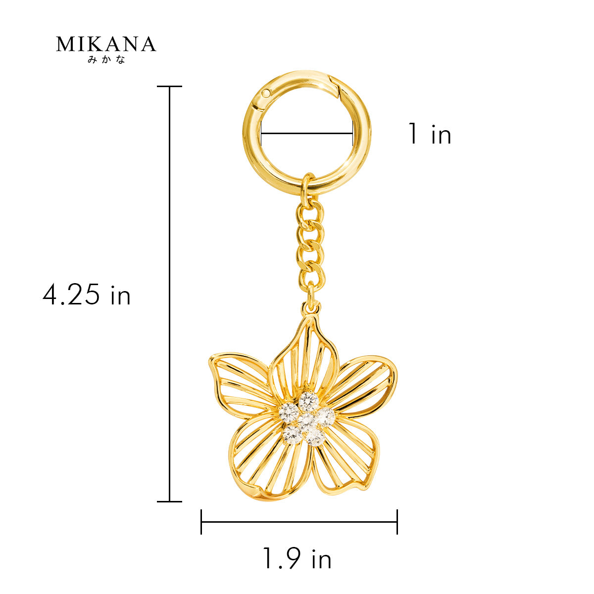 Birth Flower Narcissus Bag Charm