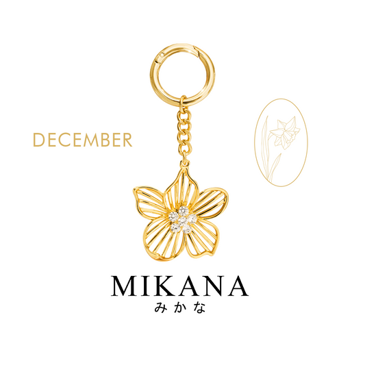 Birth Flower Narcissus Bag Charm