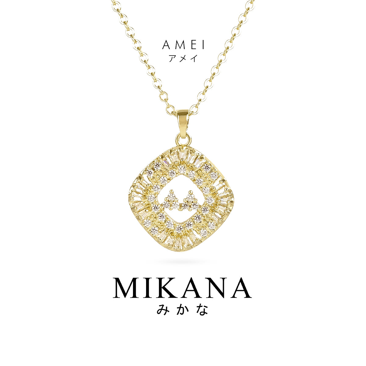 Signature Amei Pendant Necklace Mikana Japan