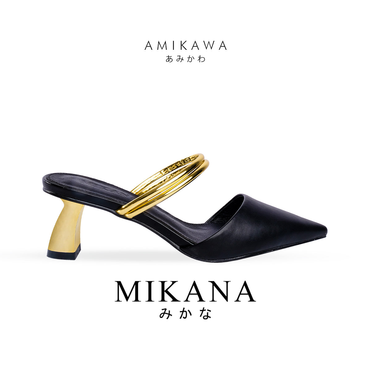Poised Shoe Amikawa Slides Sandal Shoes 2 inches Heels