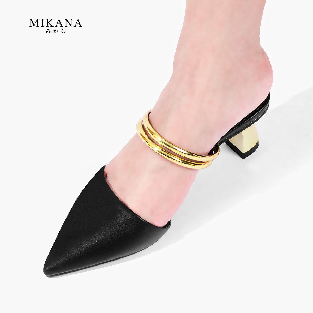 Poised Shoe Amikawa Slides Sandal Shoes 2 inches Heels