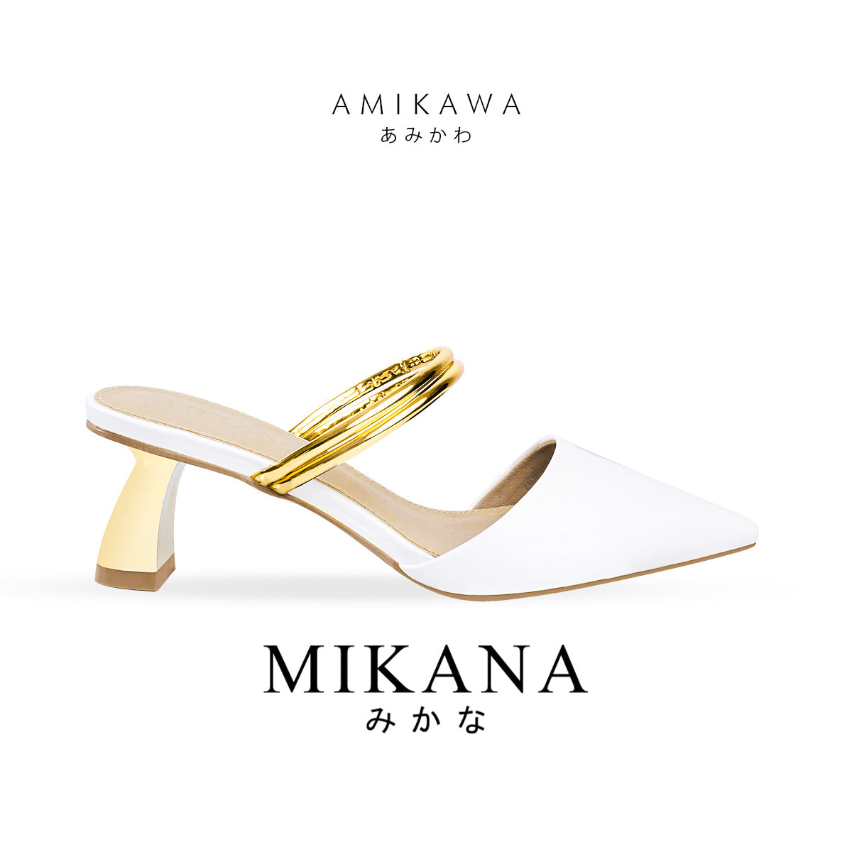 Poised Shoe Amikawa Slides Sandal Shoes 2 inches Heels
