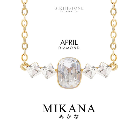 Birthstone April Diamond Necklace