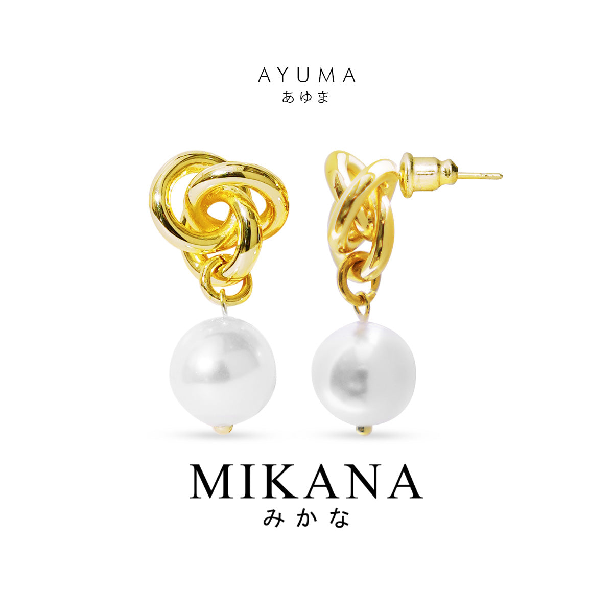 Eternal Waves Ayuma Dangling Earrings