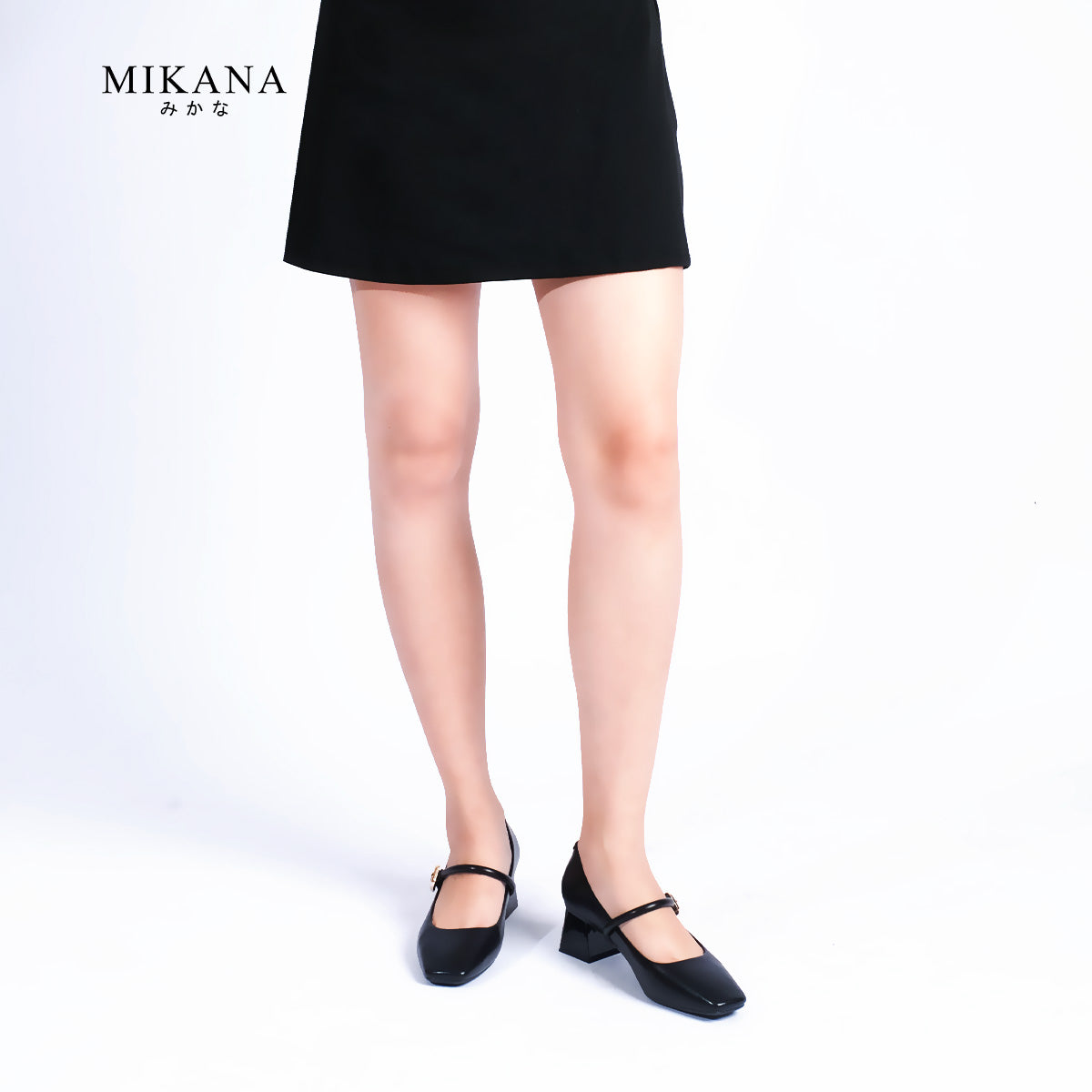 Poised Shoe Chisaki Mary Jane Shoes 2 inches Block Heels