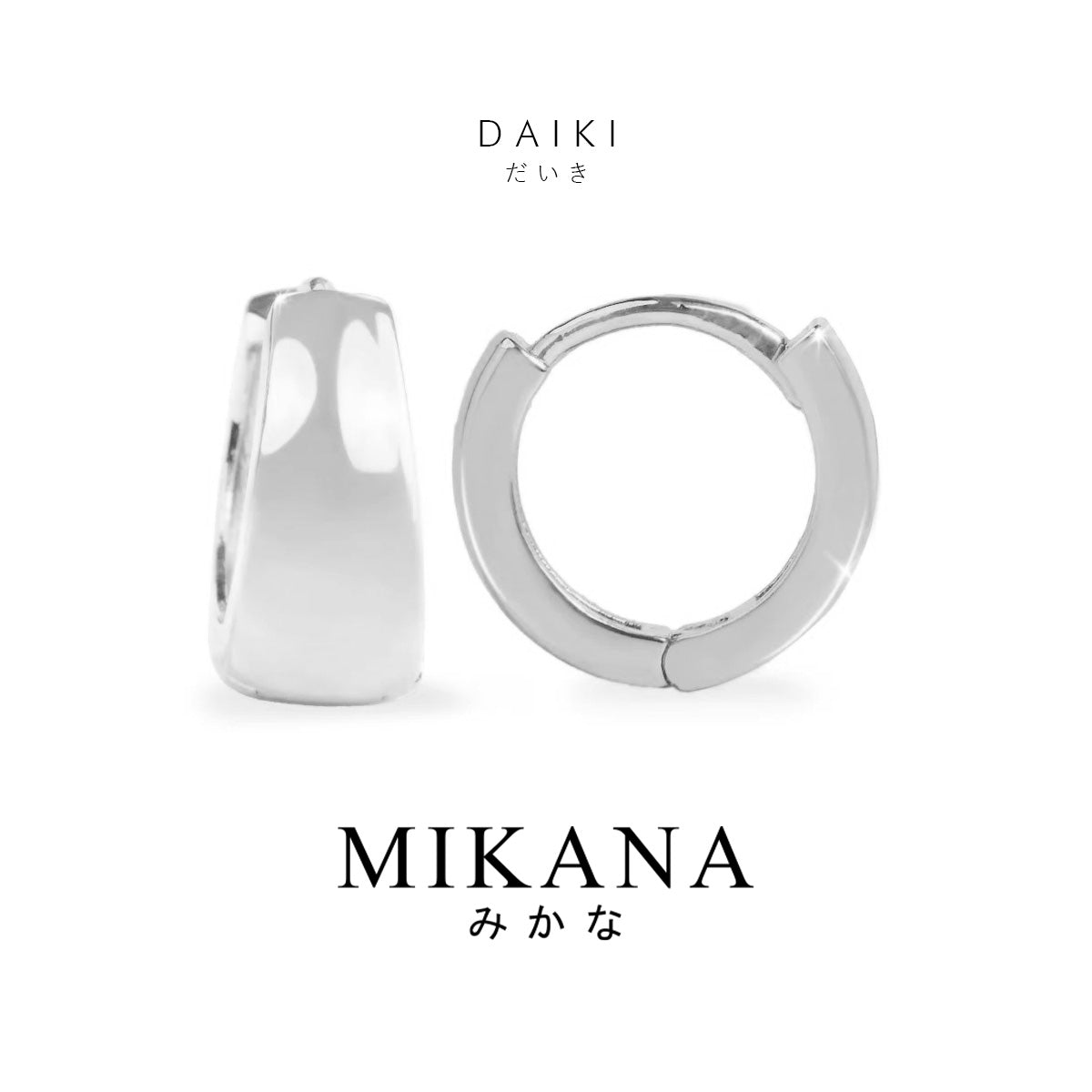 Daiki Hoop Earrings