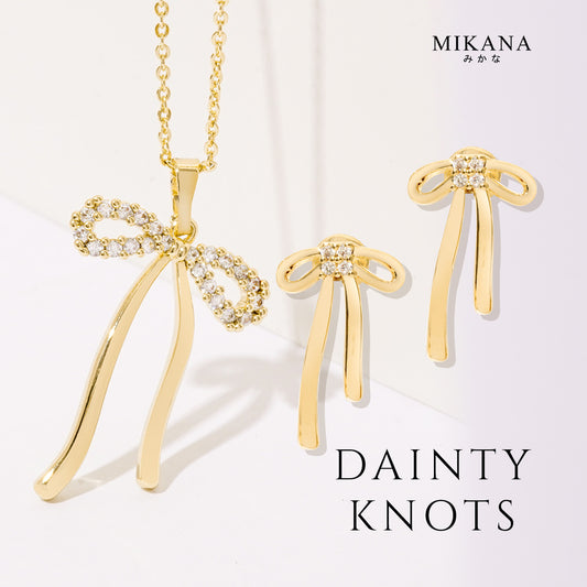 Dainty Knot Jewelry Set