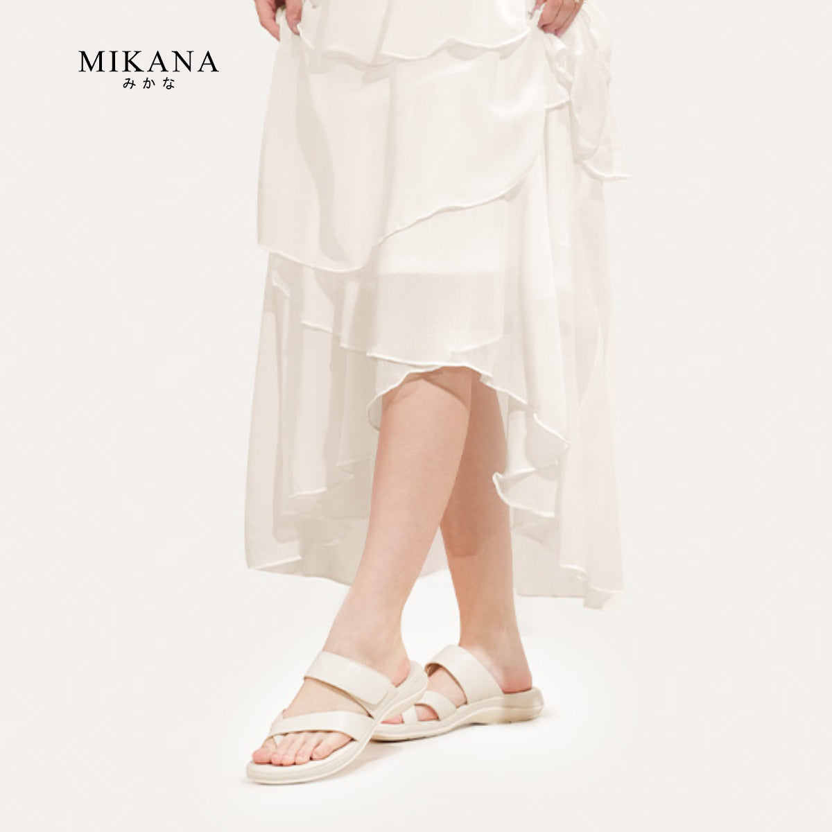 Mikana Sleek Slides Erina Wedge Slides