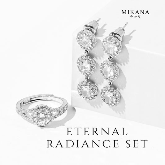 Eternal Radiance Heart Jewelry Set