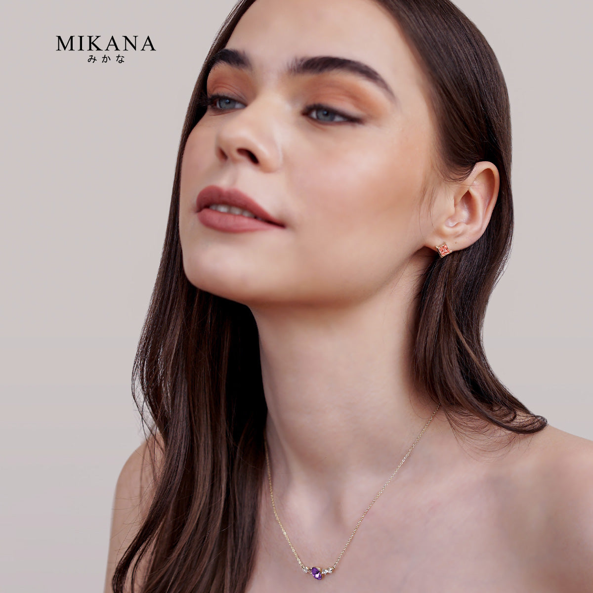 Birthstone February Amethyst Necklace