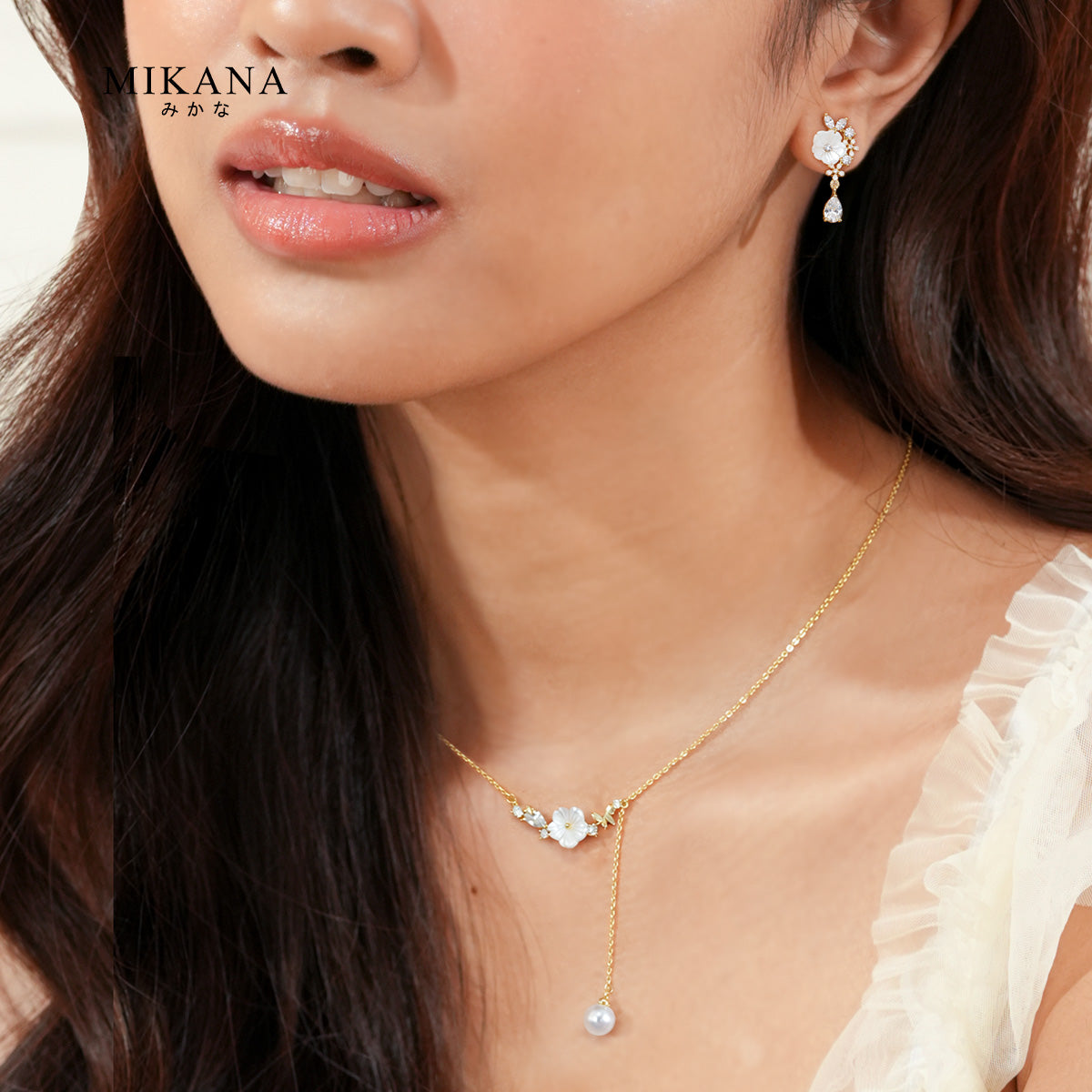 Floral Dewdrop Jewelry Set