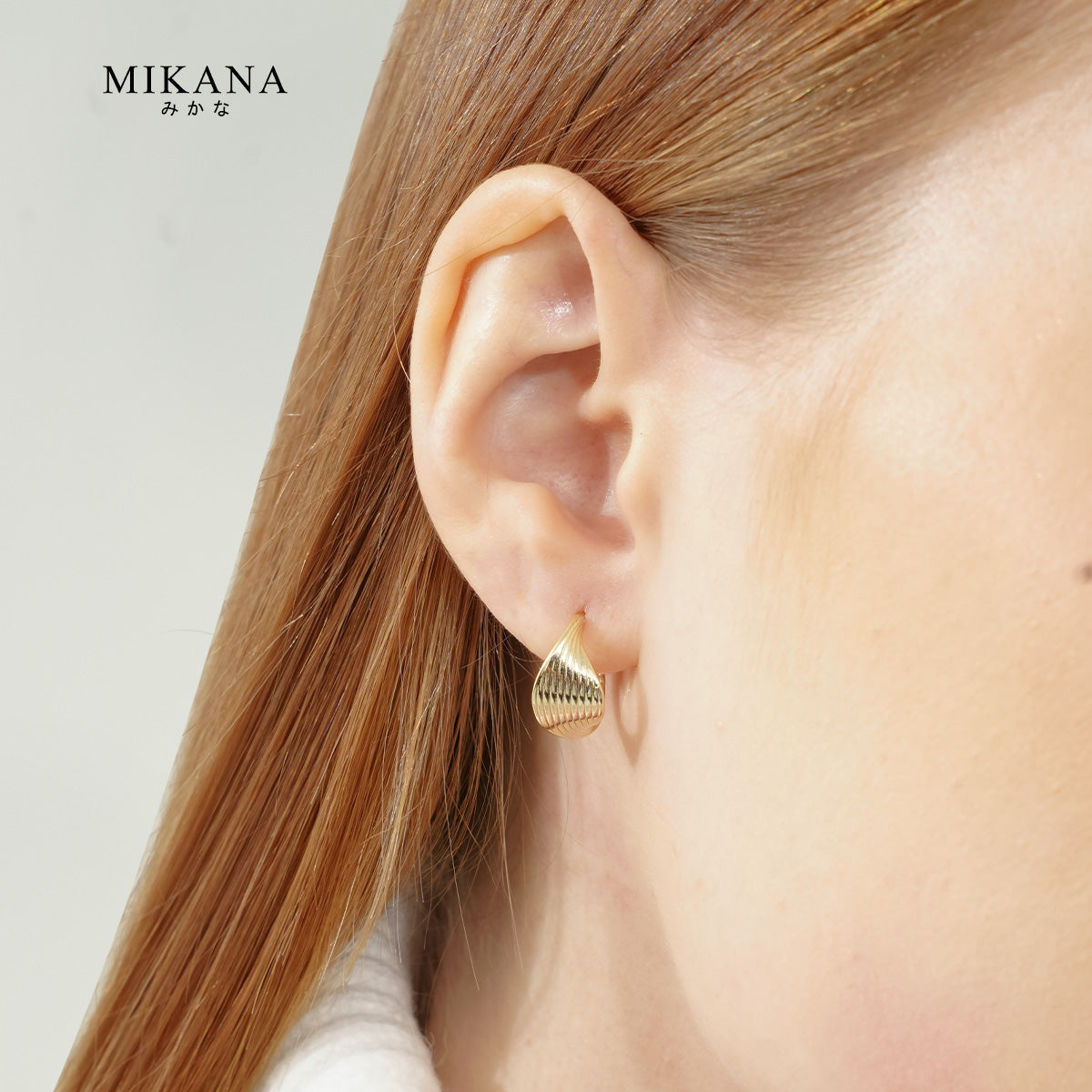 Eternal Waves Haruyo Hoop Earrings