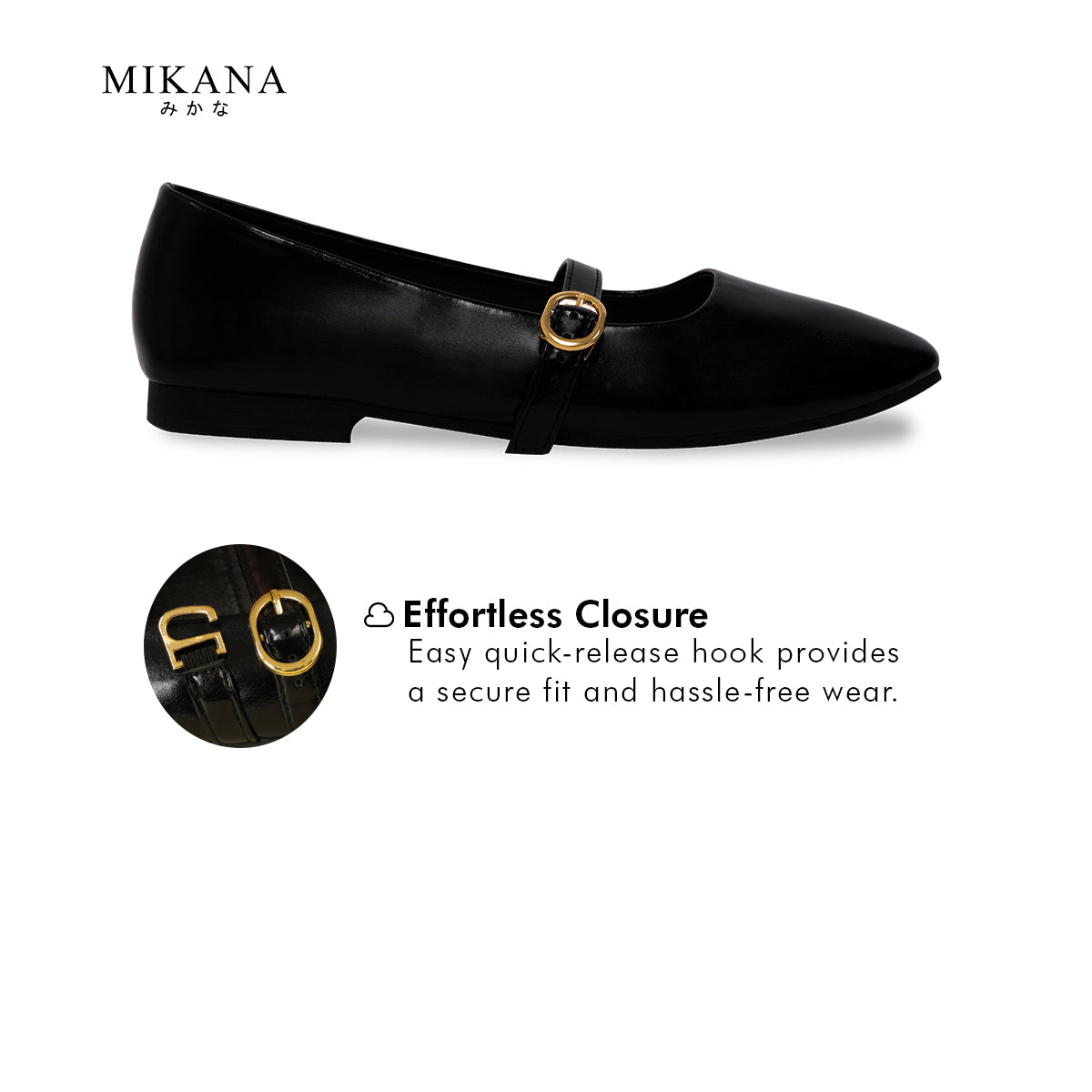 Hideko Mary Jane Ballerina Shoes
