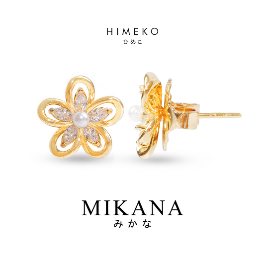 Mikana Glamour Pins Himeko Stud Earrings