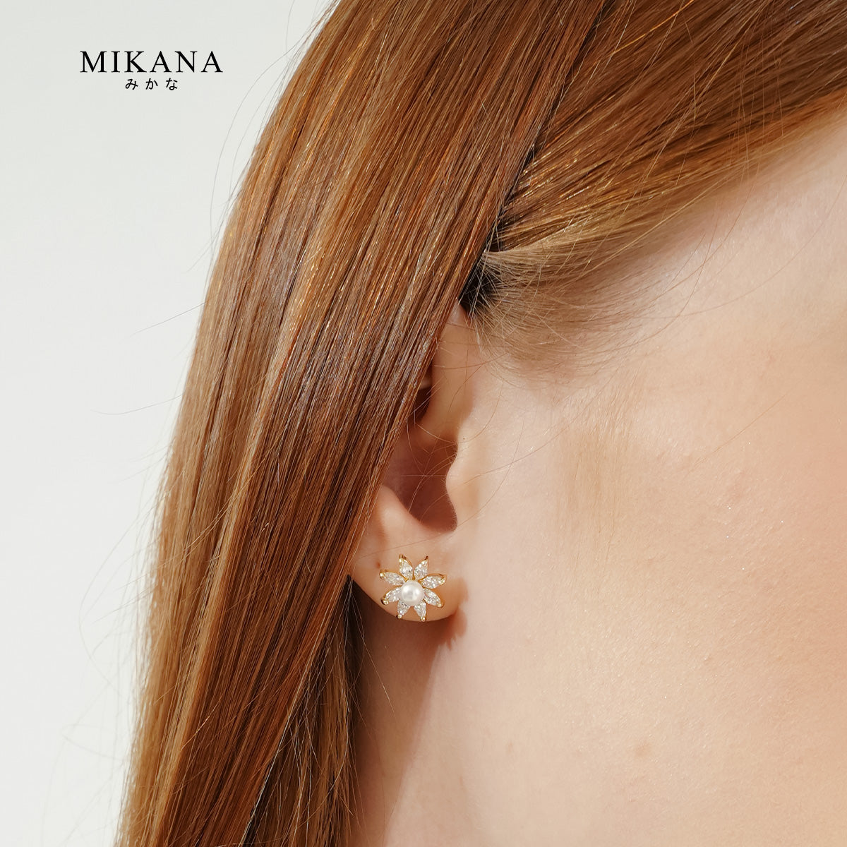 Eternal Waves Hinokaze Stud Earrings