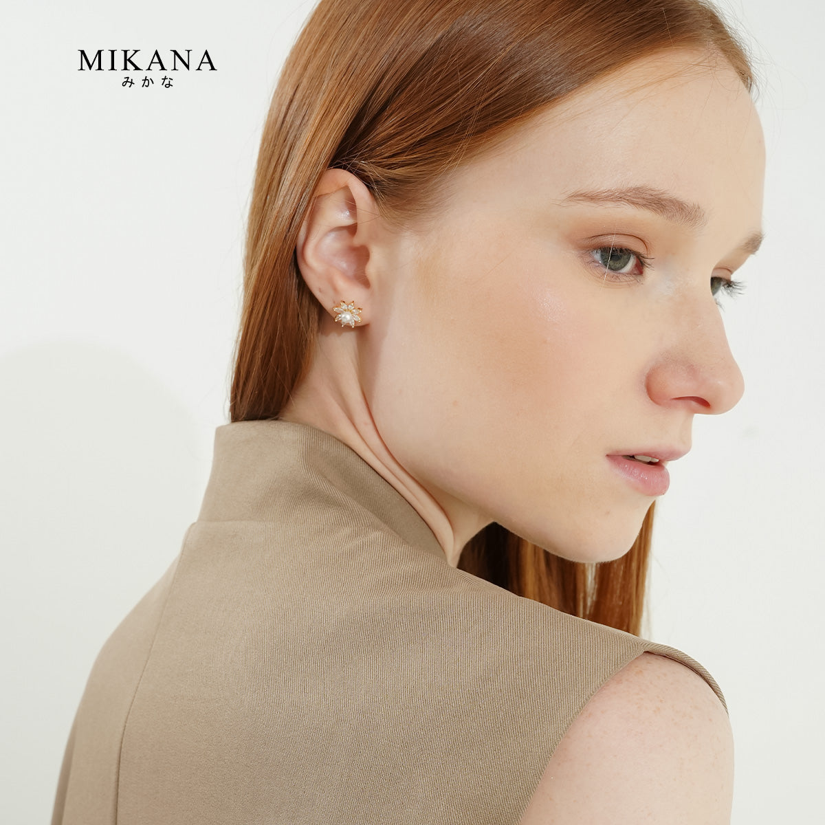 Eternal Waves Hinokaze Stud Earrings