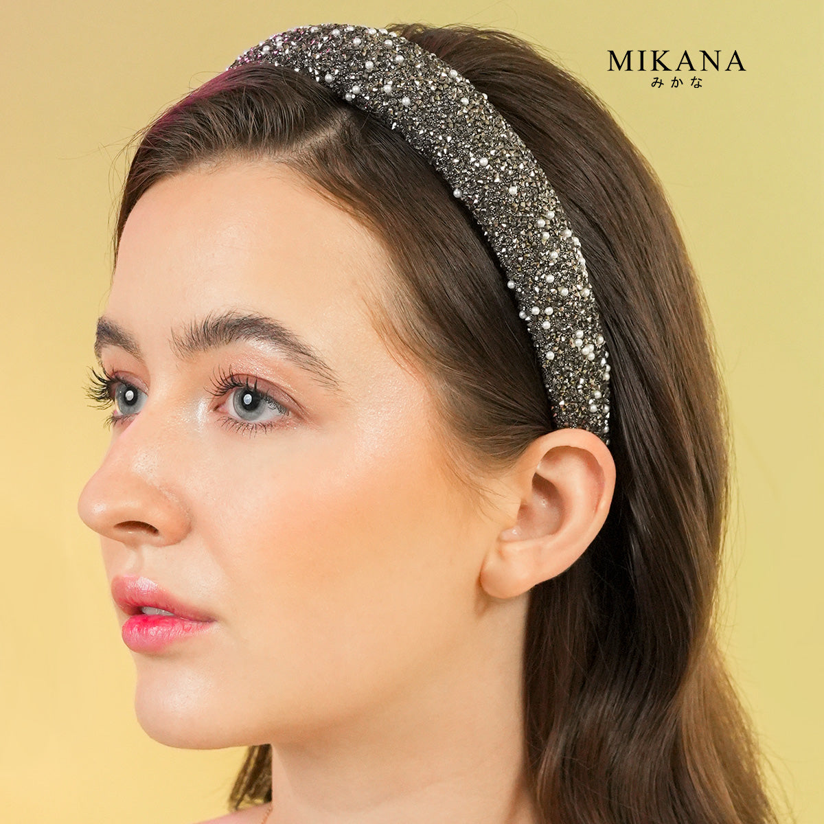 Kei Crystal Beads Headband