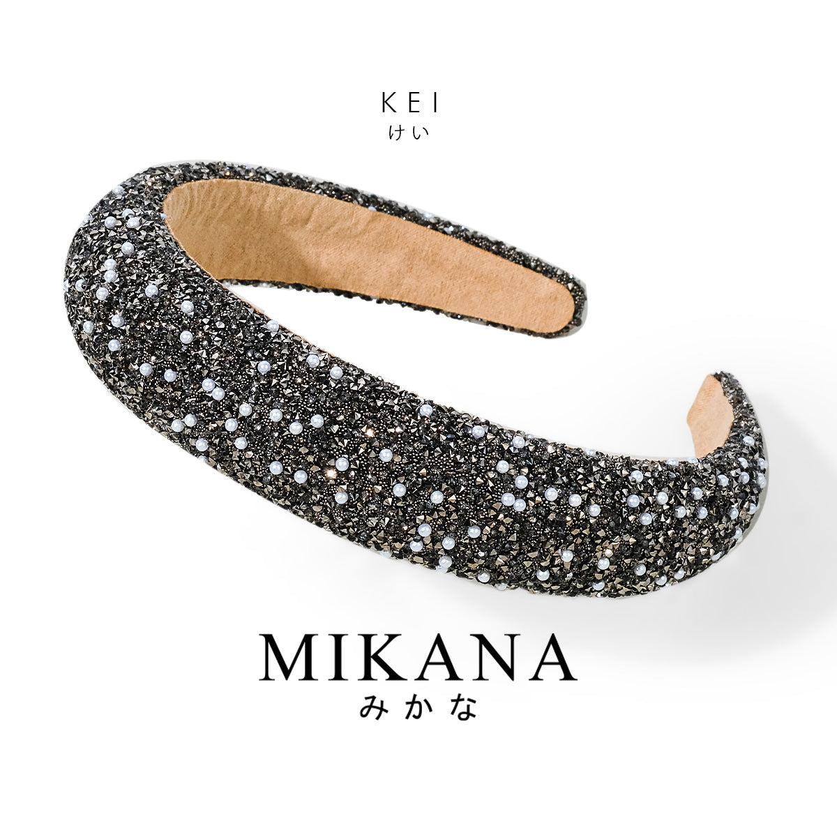 Kei Crystal Beads Headband