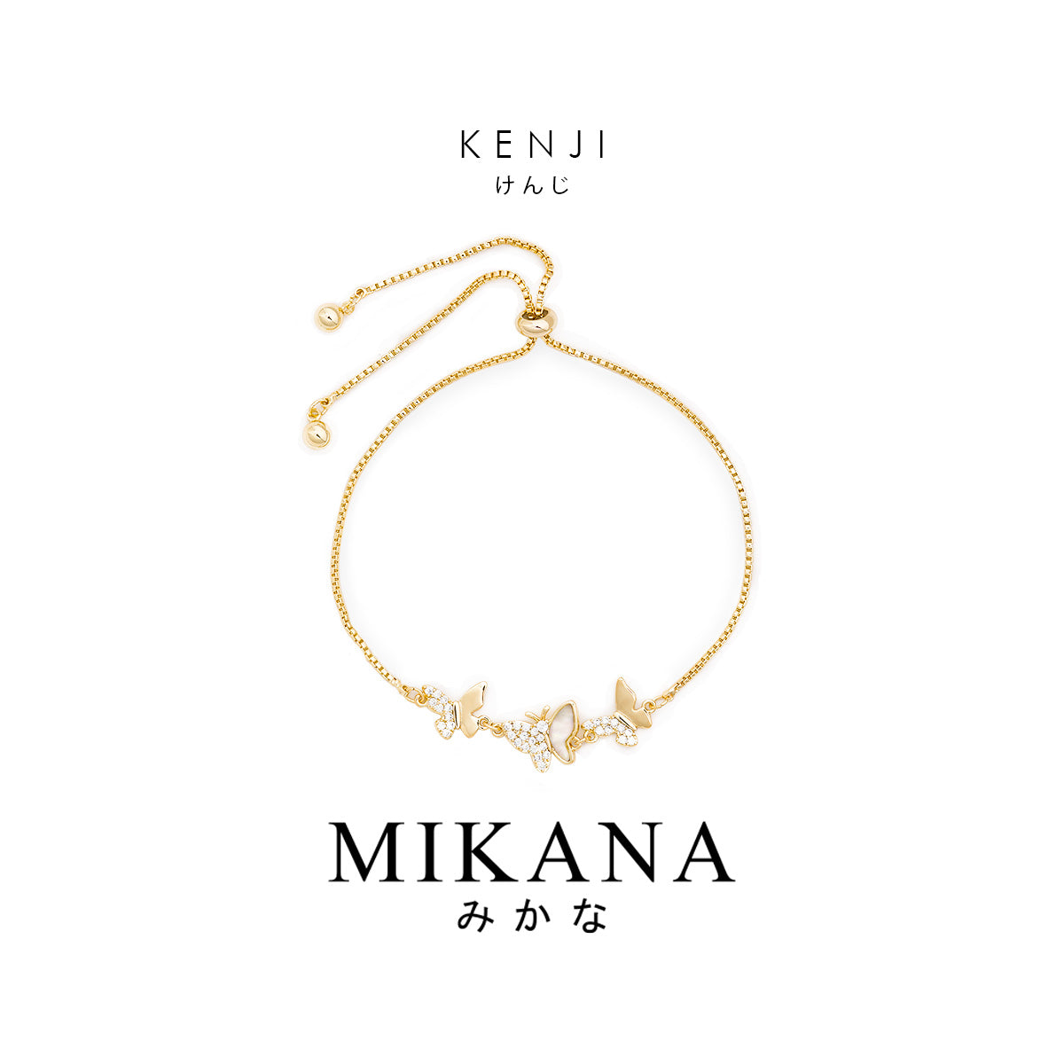 Golden Wings Kenji Slider Bracelet