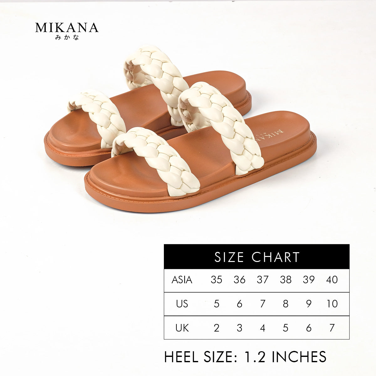 Mikana Elite Intertwine Kenna Woven Strap Sandals