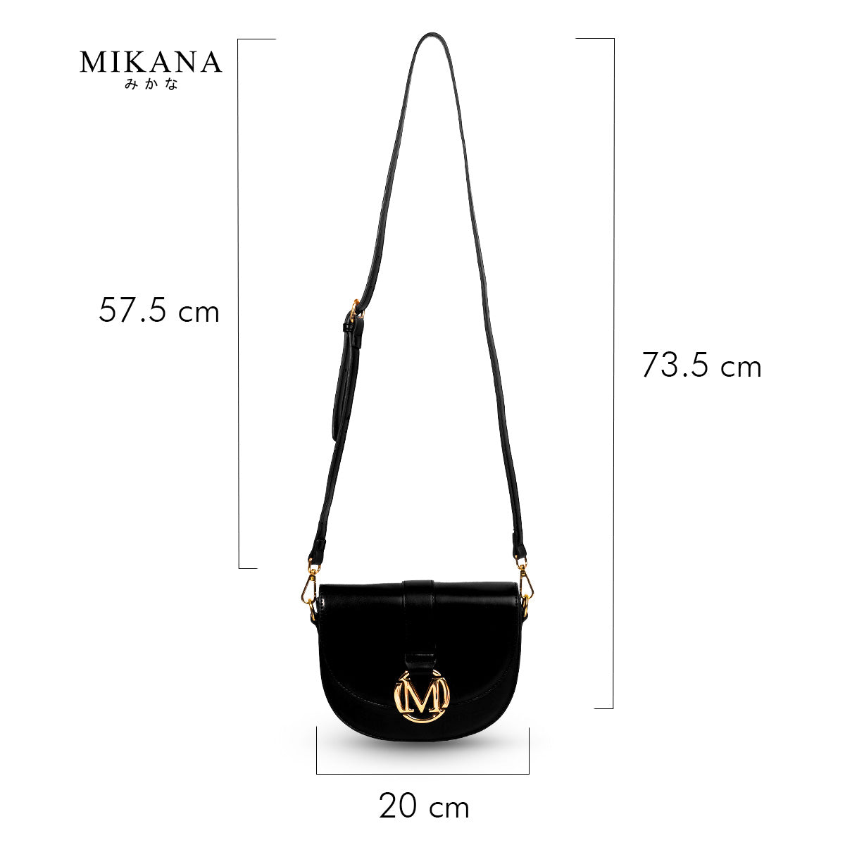 Carryalls Kiara Saddle Sling bag