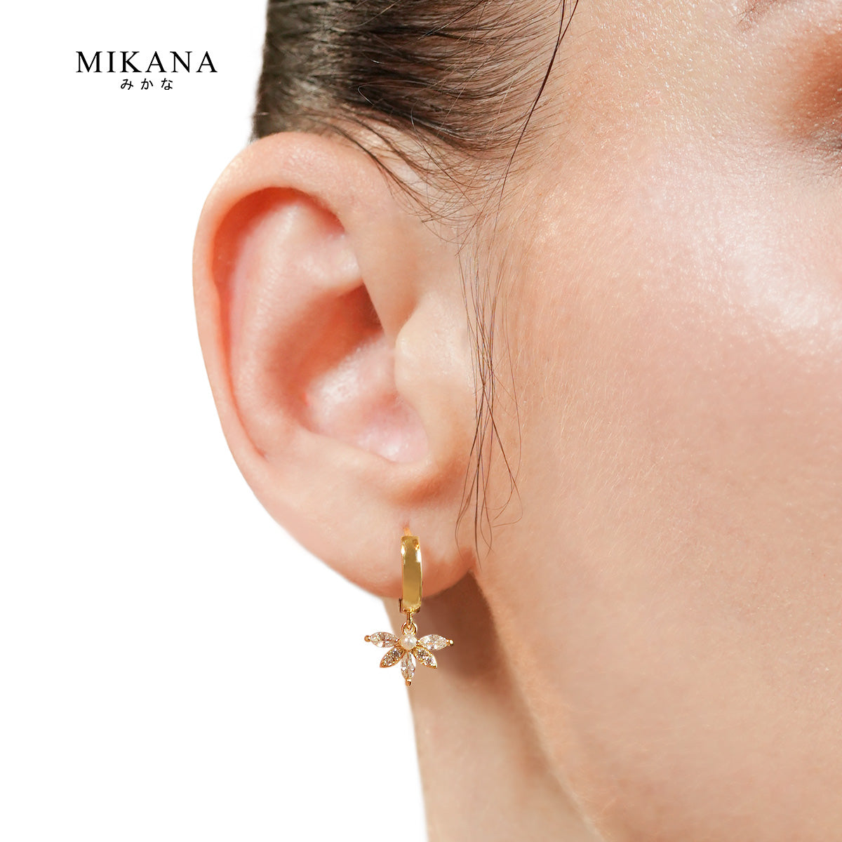 Kitiara Drop Hoop Earrings