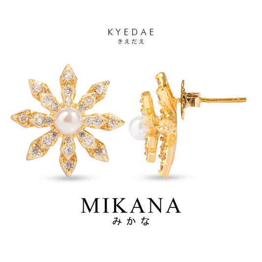 Mikana Glamour Pins Kyedae Stud Earrings