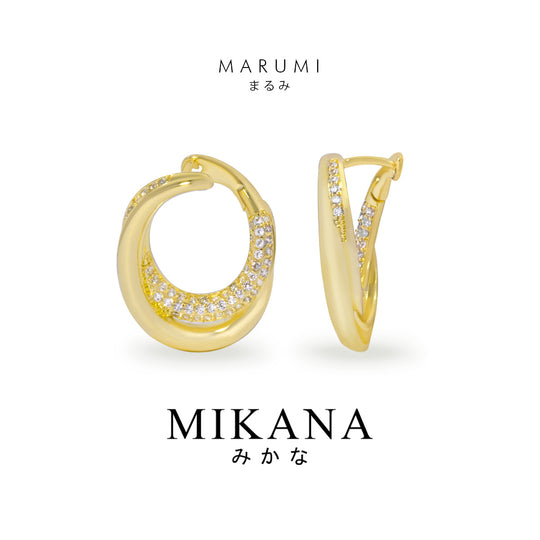 Marumi Going in Circles Stud Earrings