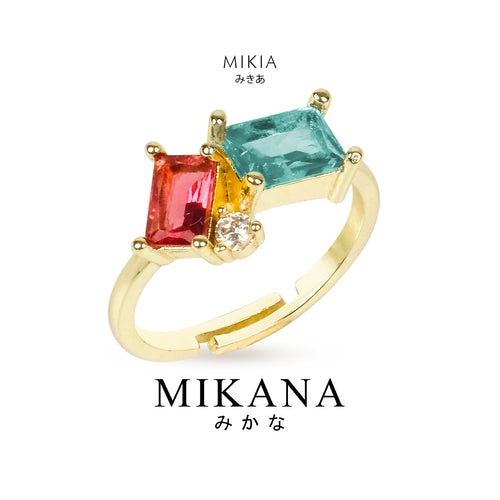 Pastel Cluster Mikia Adjustable Ring