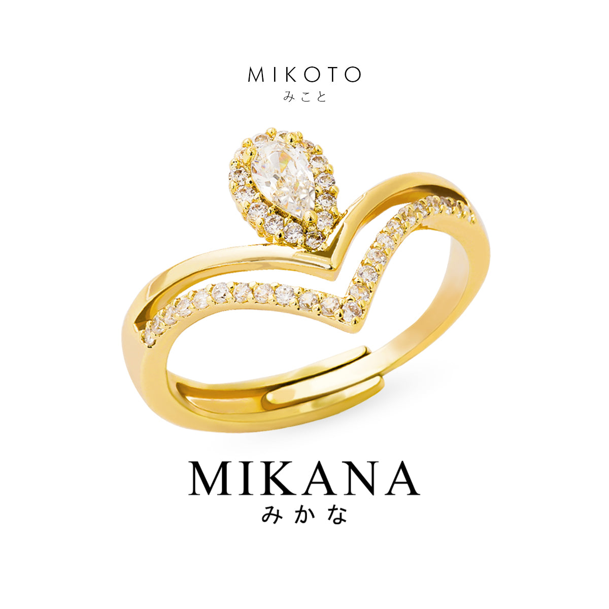 Gems and Grace Mikoto Ring