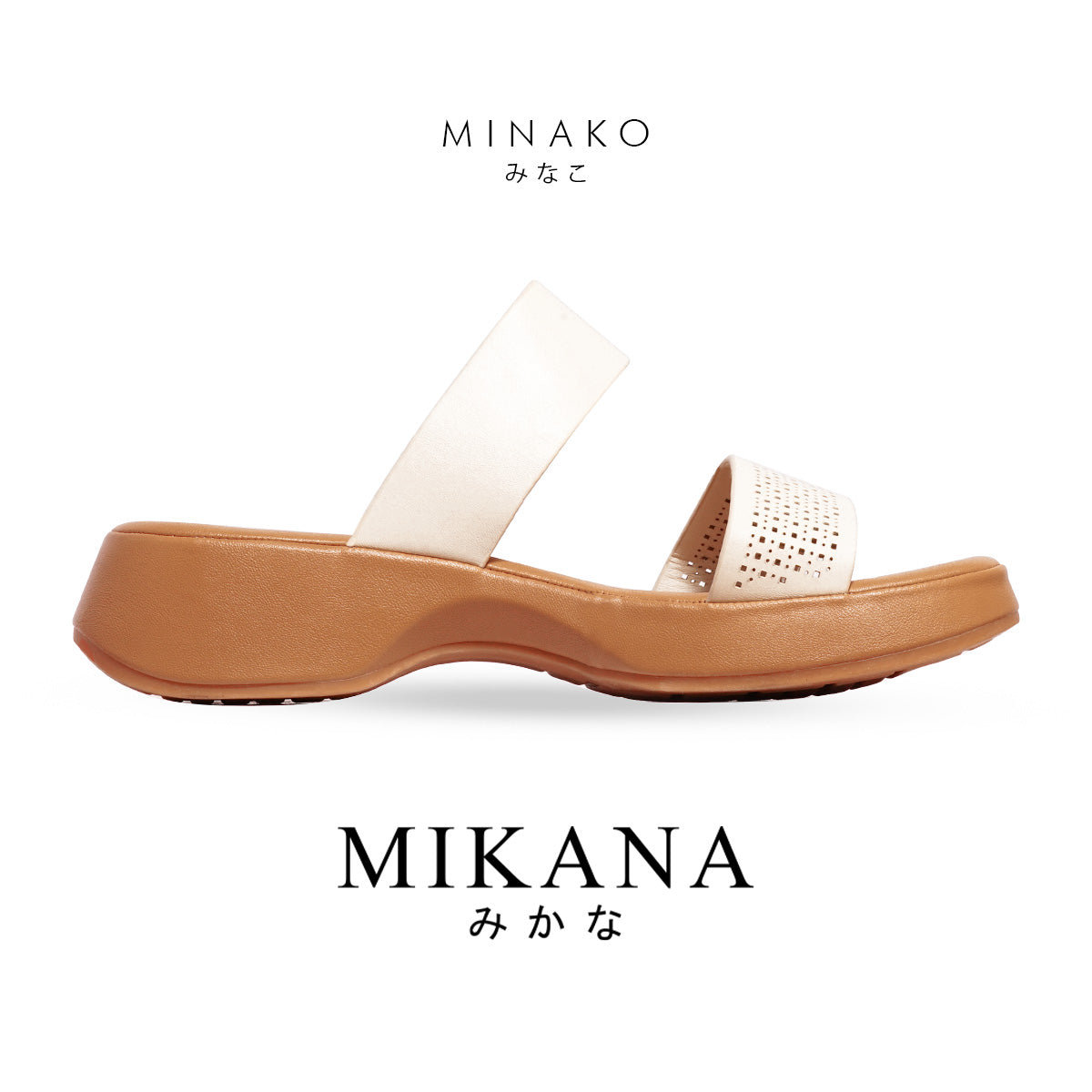 Mikana Sleek Slides Minako Wedge Slides