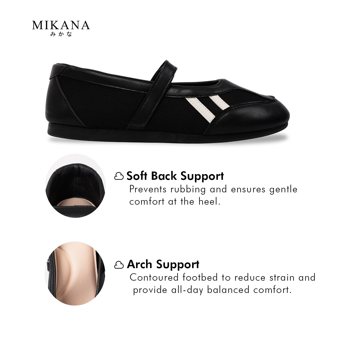 Mitsora Mary Jane Sneakers Ballet Shoes