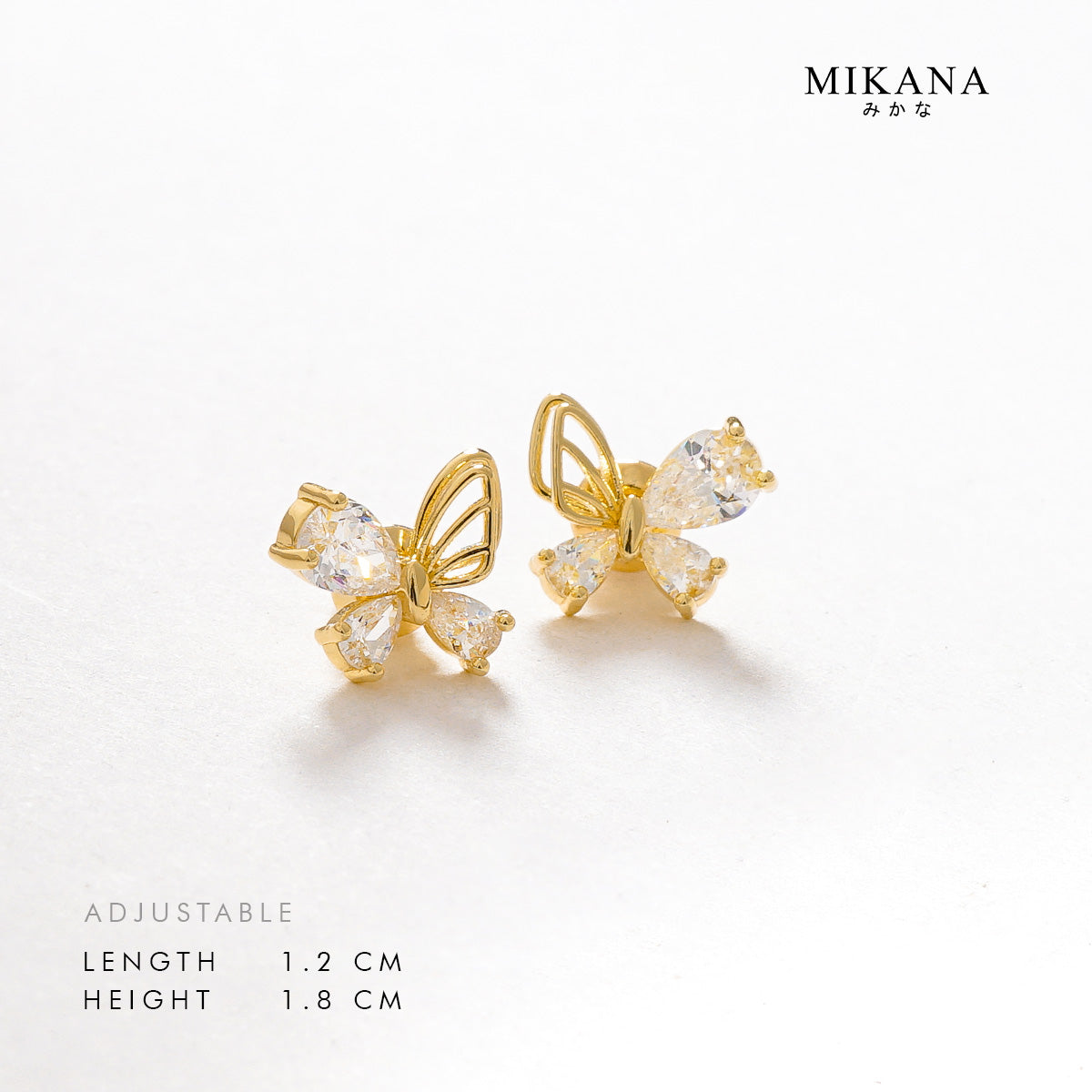 Golden Wings Miyamoto Stud Earrings