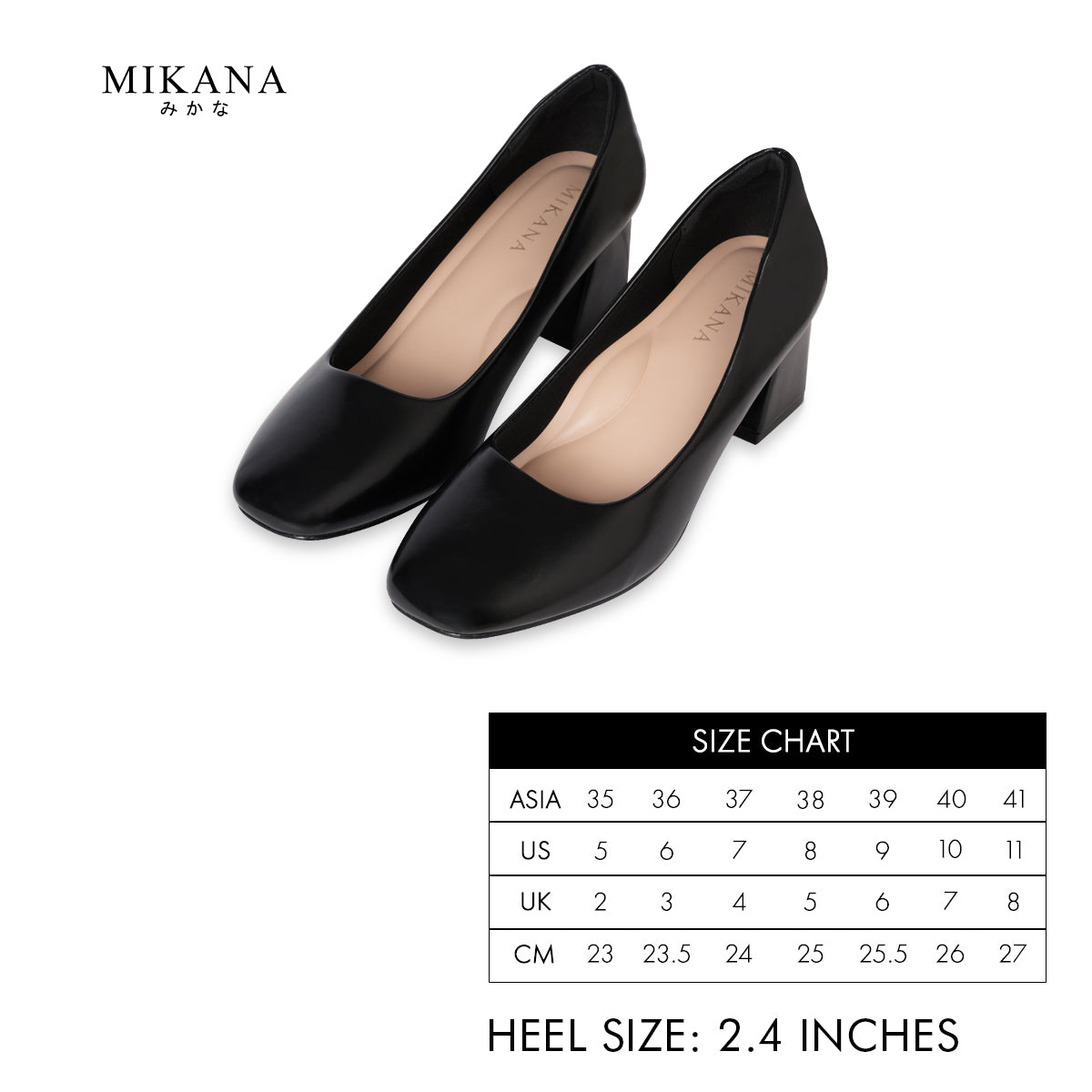 Miyumiko Pumps Shoes 2.4 inches Block Heels