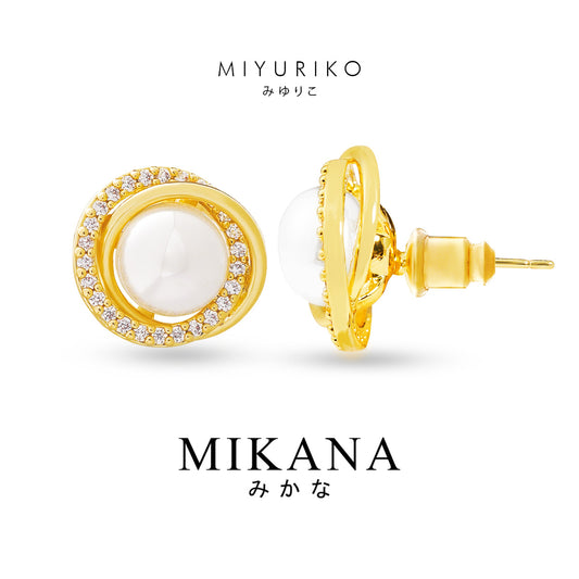 Gems and Grace Miyuriko Stud Earrings