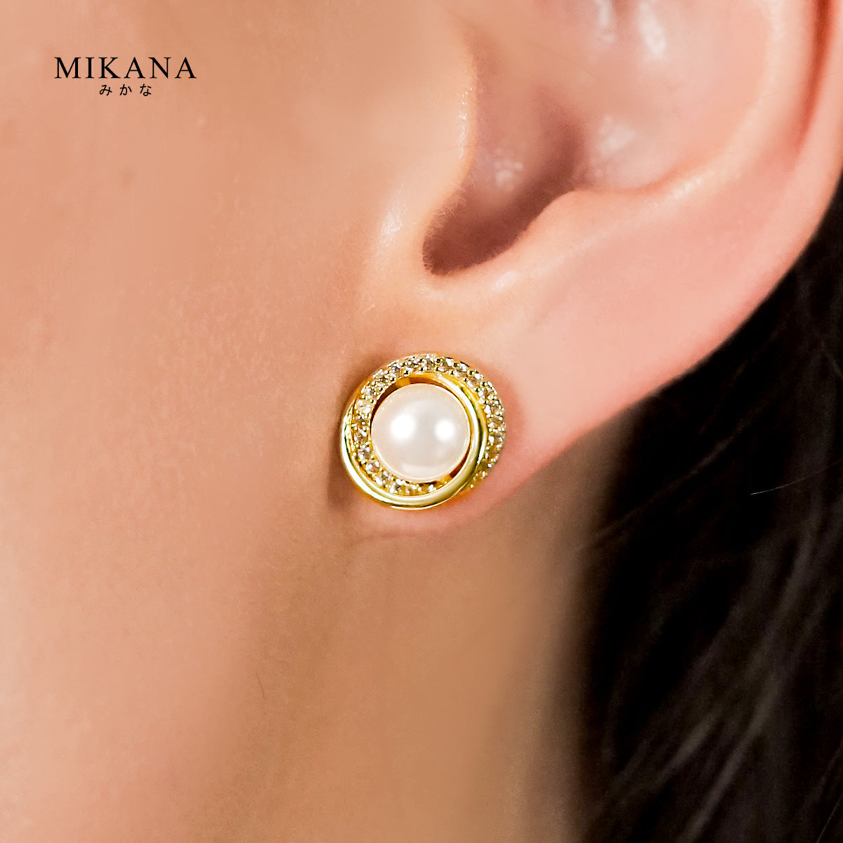 Gems and Grace Miyuriko Stud Earrings