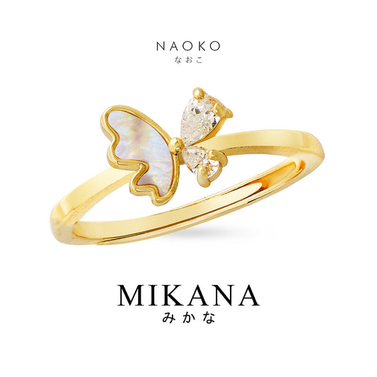 Golden Wings Naoko Adjustable Ring