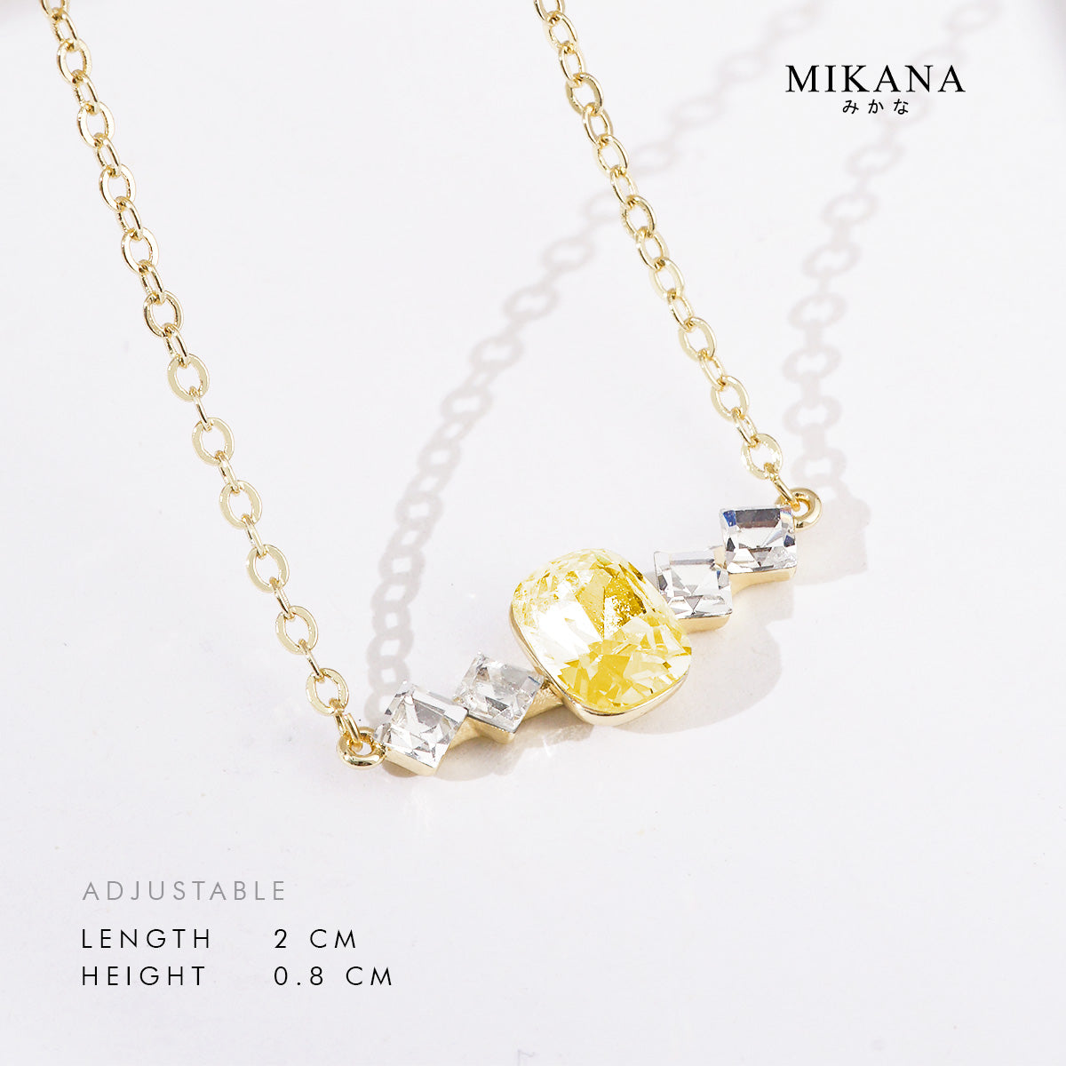 Birthstone November Topaz Necklace